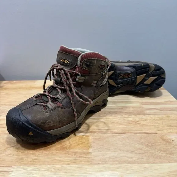 KEEN Utility 1022098‎ Lansing Mid Waterproof Steel Toe Work Boots for Mens 8.5